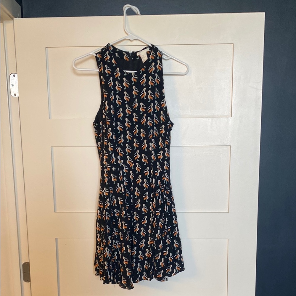 H&M Pelican Halter Mini Dress